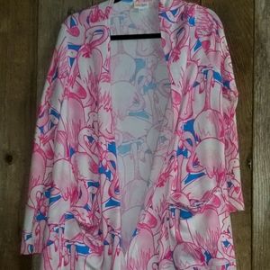 Lularoe XL flamingo king cardigan